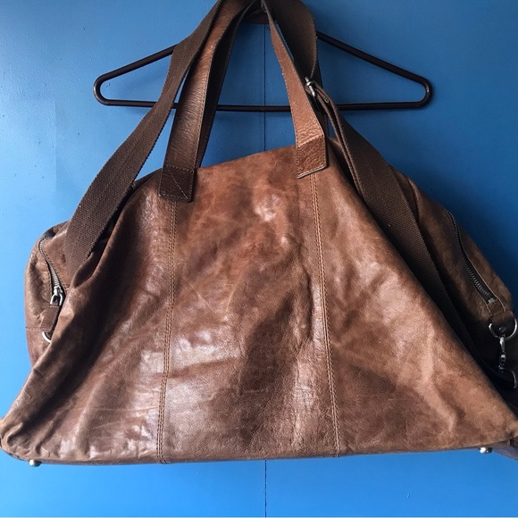 Cole Haan Portage II Leather Duffle Bag - Picture 9 of 11